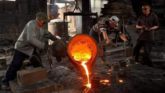 Safety control during investment casting production