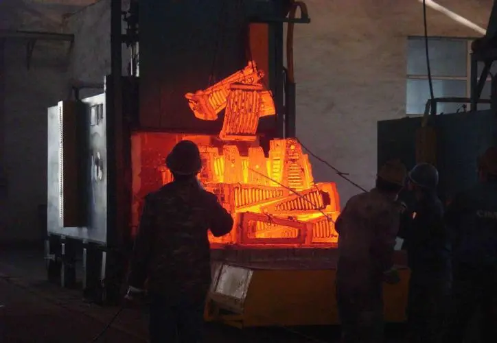 High Mn(manganese) steel castings heat treatment