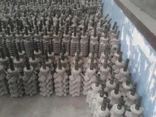 Gas cavity in investment casting process